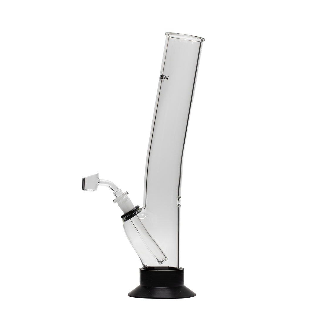 Waterfall Night Klub Medium Highbrid Series Glass Bong - Black