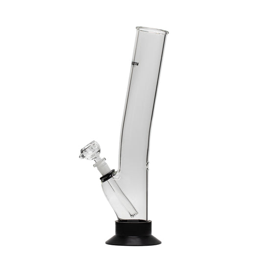 Waterfall Night Klub Medium Highbrid Series Glass Bong - Black