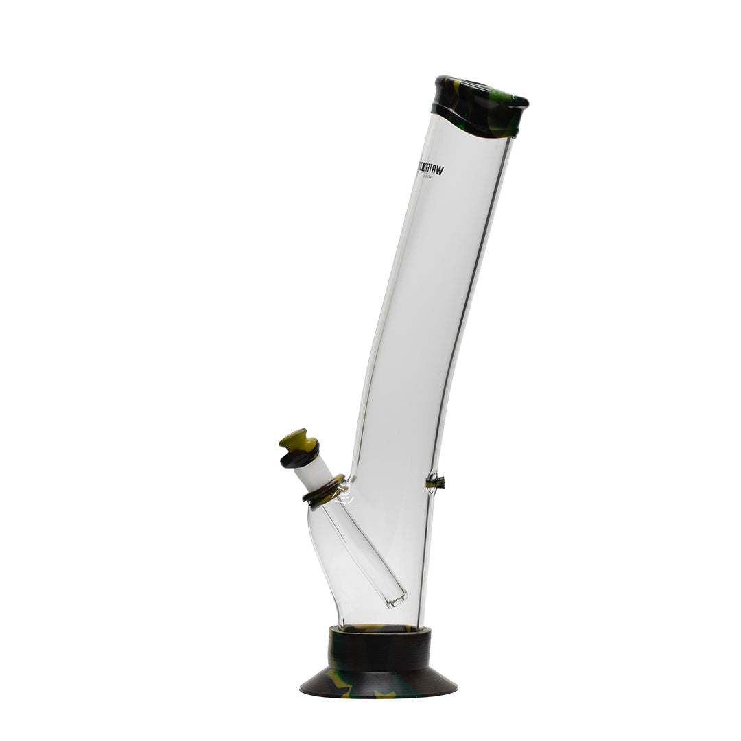 Waterfall Night Klub Medium Highbrid Series Glass Bong - Camo