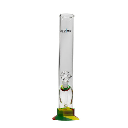 Waterfall Night Klub Medium Highbrid Series Glass Bong - Rasta