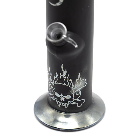 Skull Island Glass Bong - Black Planet X