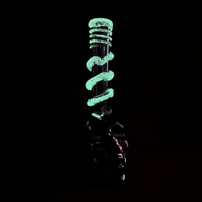 Planet X Death Skull Glass Bong Planet X