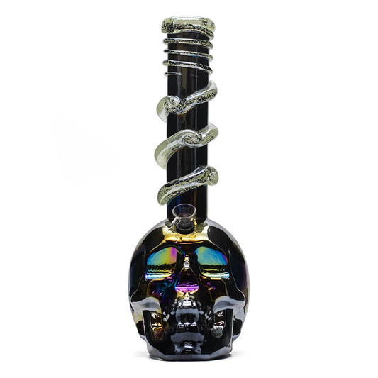 Planet X Death Skull Glass Bong Planet X