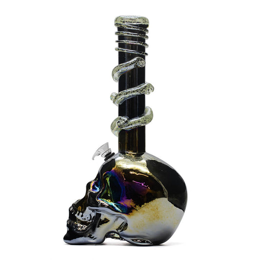 Planet X Death Skull Glass Bong Planet X