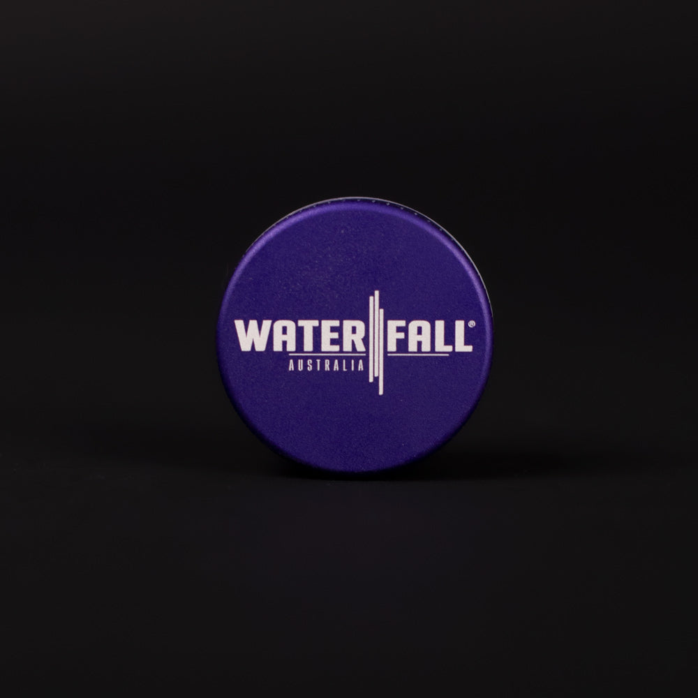Two-Part Aluminium Grinder - Matte Black (40mm) Waterfall