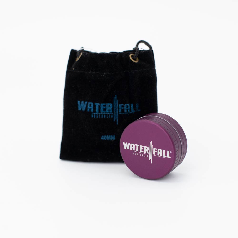 Two-Part Aluminium Grinder 40mm Waterfall