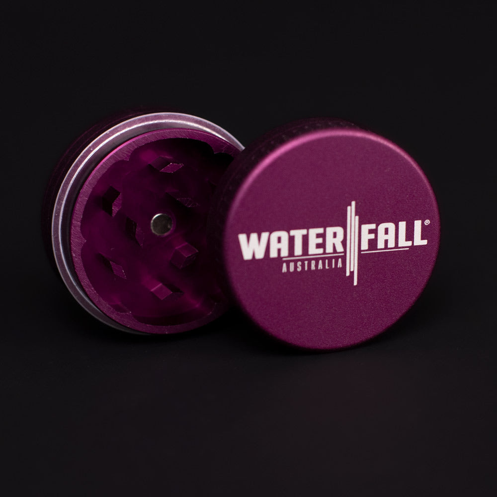 Two-Part Aluminium Grinder 40mm Waterfall