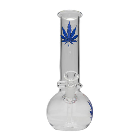 Planet X Blue Leaf Glass Bong Planet X