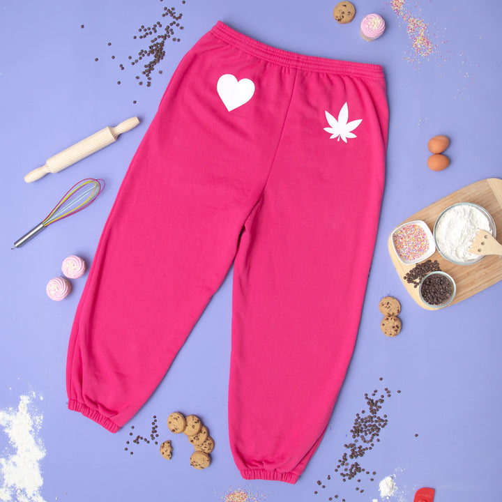 Baked Pink Sweatpants Highlines