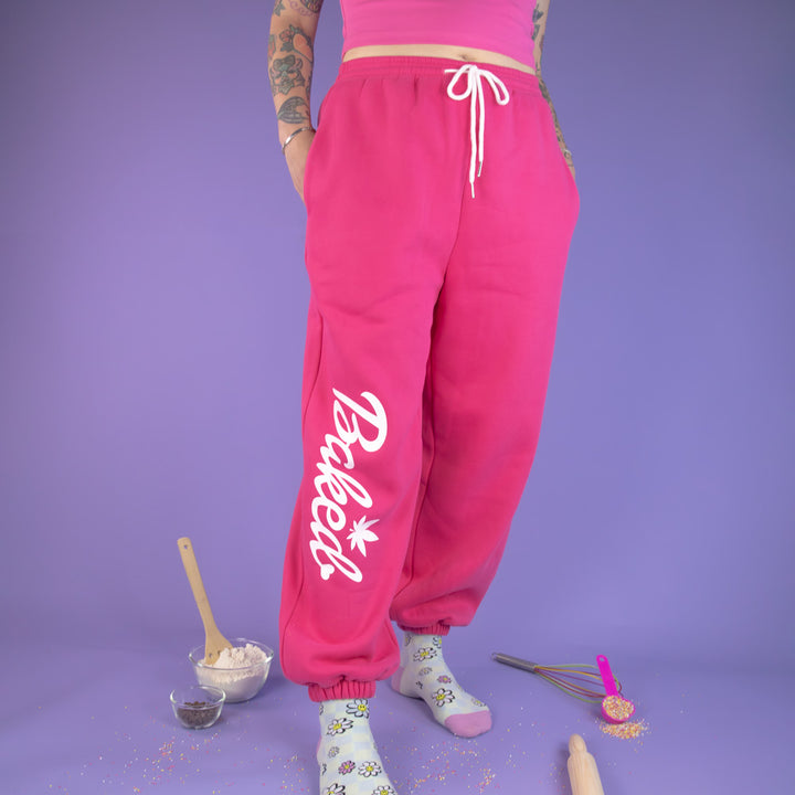 Baked Pink Sweatpants Highlines