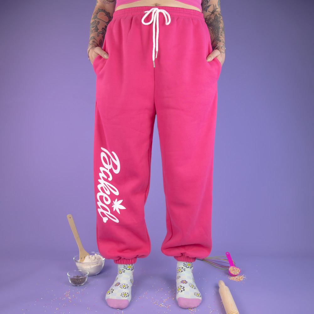 Baked Pink Sweatpants Highlines