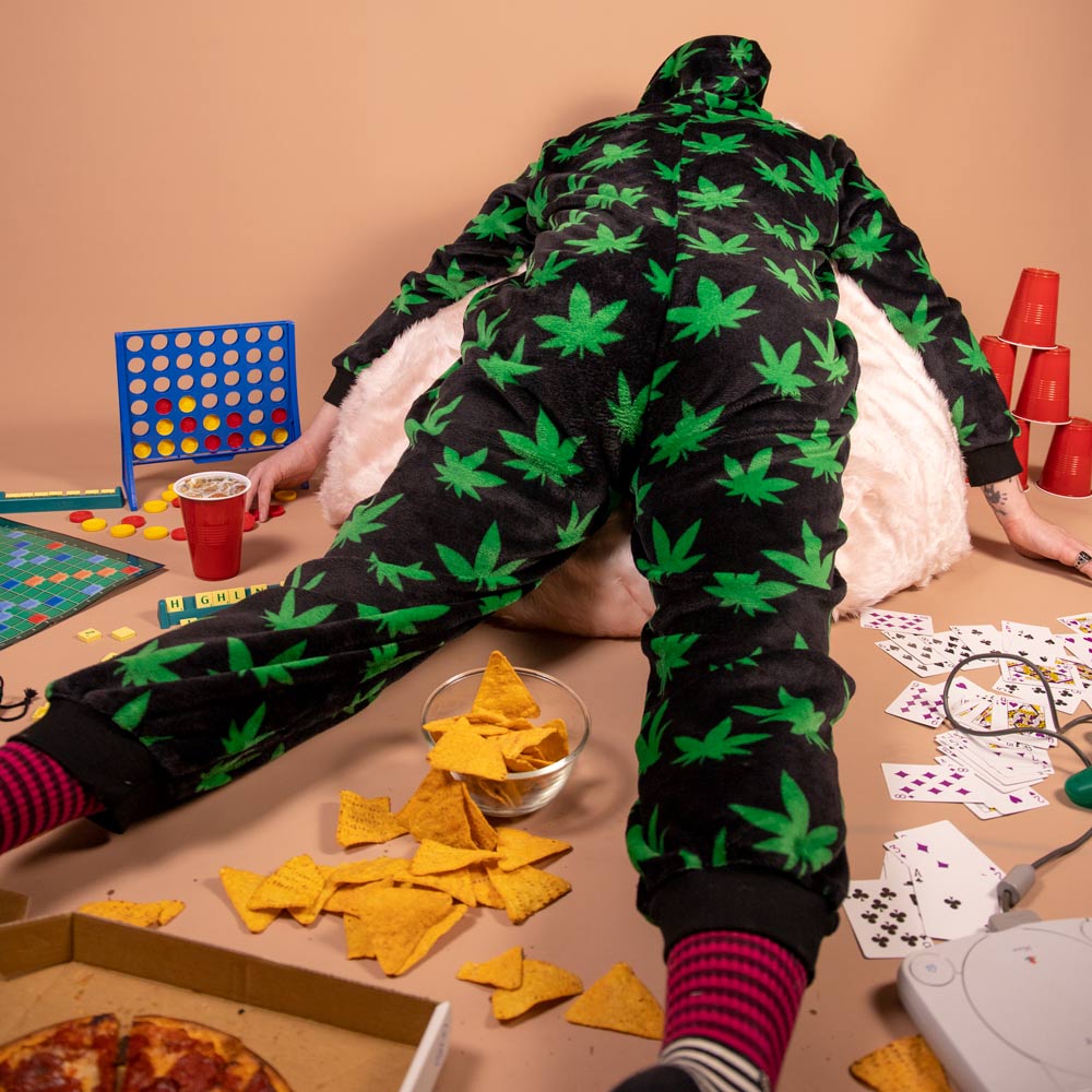 Green Leaves Onesie Highlines