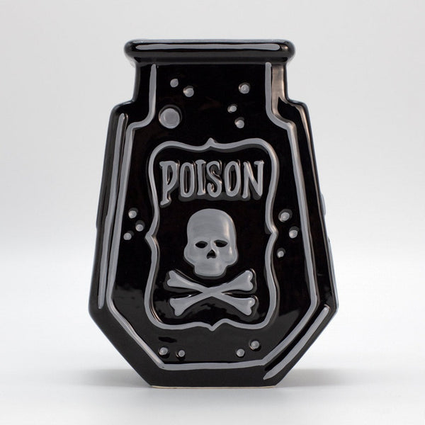 Black Poison Bottle Jar Wake 'n' Bake