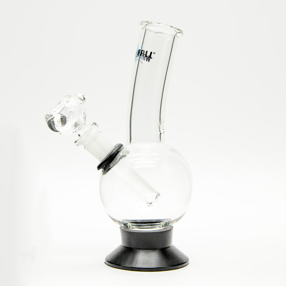 Exterminator Flat Base Deluxe Glass Bong Waterfall