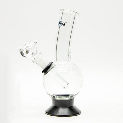 Exterminator Flat Base Deluxe Glass Bong Waterfall