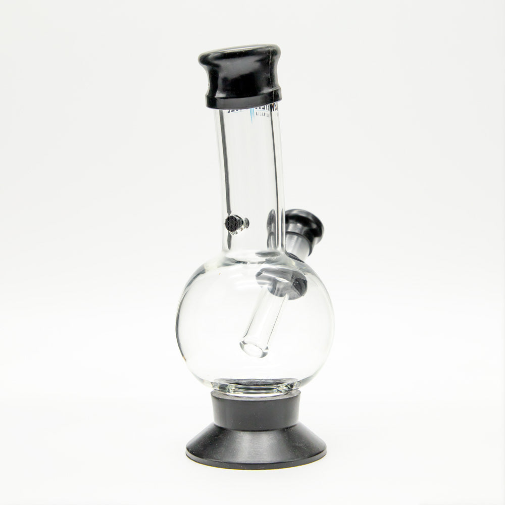 Exterminator Flat Base Deluxe Glass Bong Waterfall