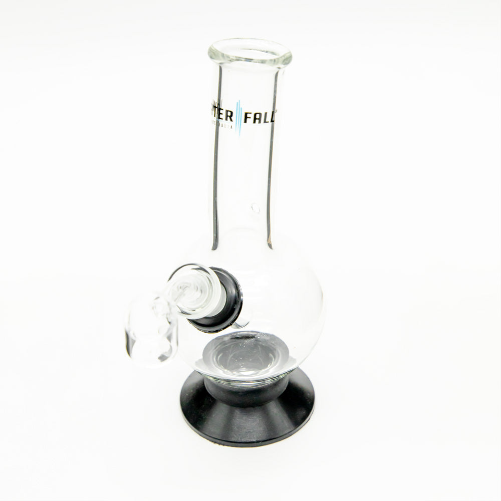 Exterminator Flat Base Deluxe Glass Bong Waterfall
