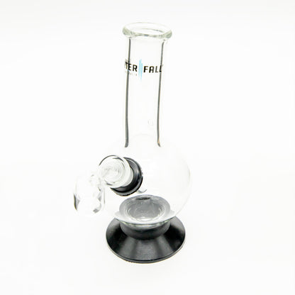 Exterminator Flat Base Deluxe Glass Bong Waterfall