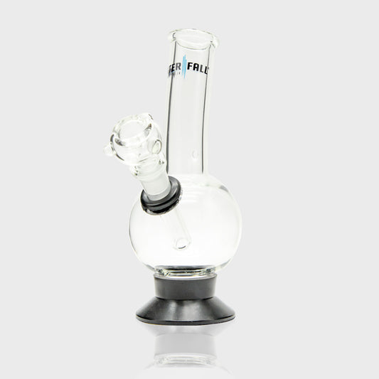 Exterminator Flat Base Deluxe Glass Bong Waterfall