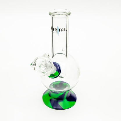 Exterminator Flat Base Deluxe Glass Bong Waterfall