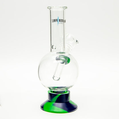 Exterminator Flat Base Deluxe Glass Bong Waterfall