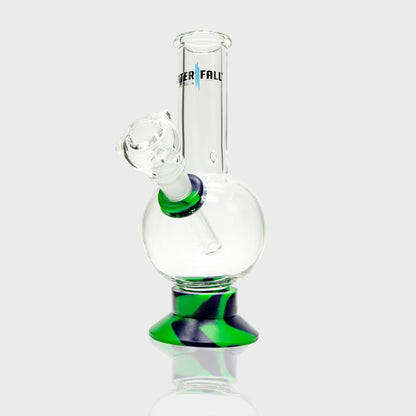 Exterminator Flat Base Deluxe Glass Bong Waterfall