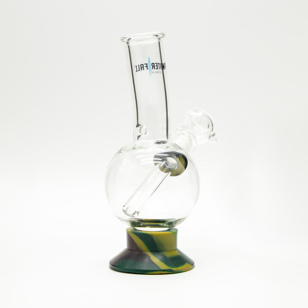 Exterminator Flat Base Deluxe Glass Bong Waterfall