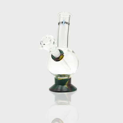Exterminator Flat Base Deluxe Glass Bong Waterfall