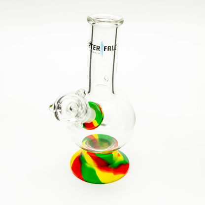 Exterminator Flat Base Deluxe Glass Bong Waterfall
