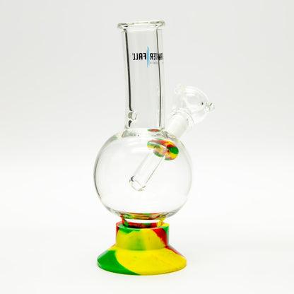Exterminator Flat Base Deluxe Glass Bong Waterfall