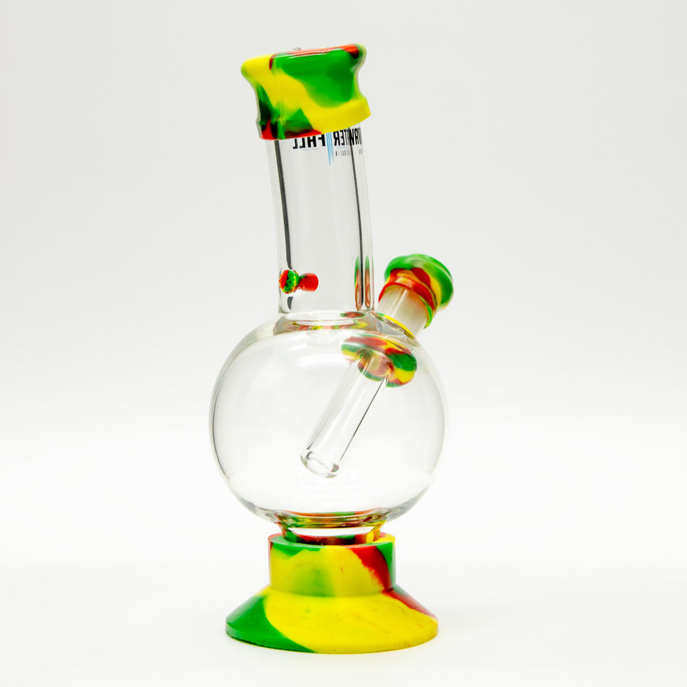 Exterminator Flat Base Deluxe Glass Bong Waterfall