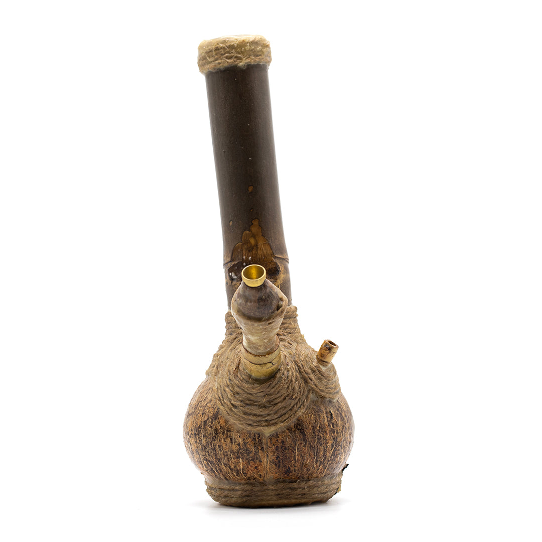 HUNI PIPES - CHALICE - BAMBOO & COCONUT BONG Huni Pipes