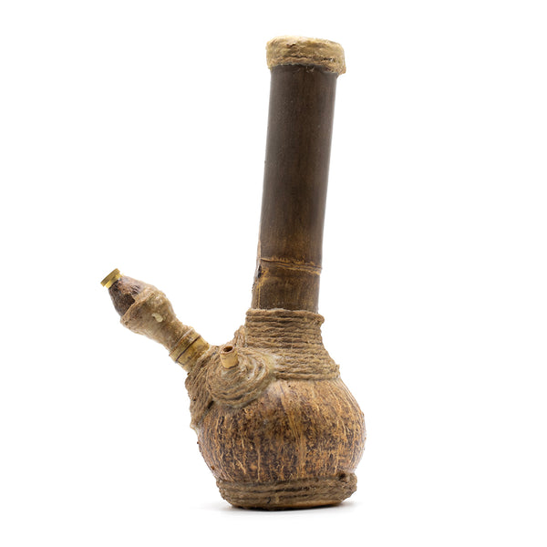 HUNI PIPES - CHALICE - BAMBOO & COCONUT BONG Huni Pipes