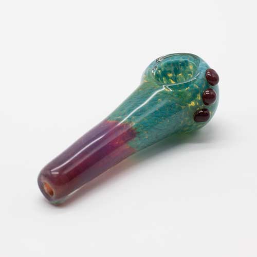 Coral Aqua Glass Pipe The Bong Shop