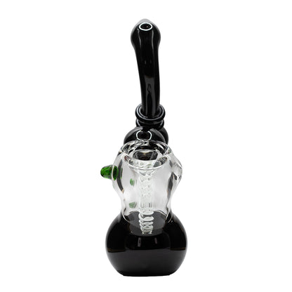 Bone Rattle Glass Bubbler