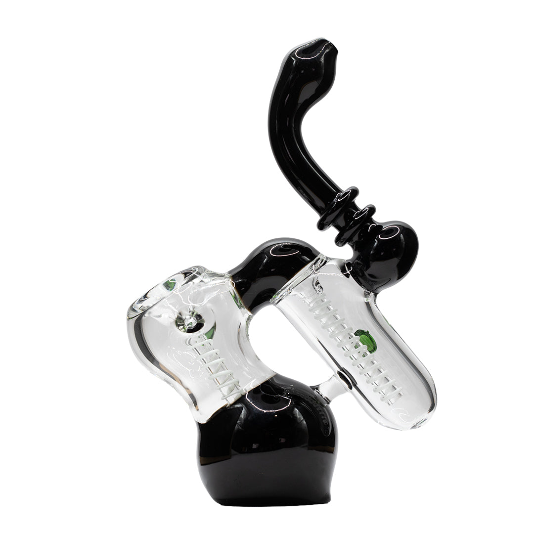 Bone Rattle Glass Bubbler