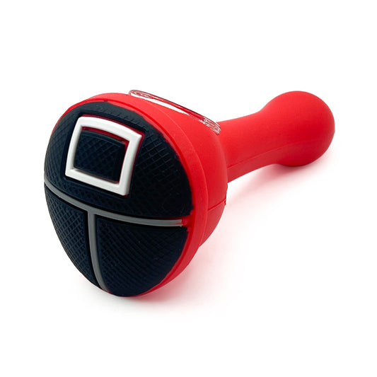 Red Mask Silicone Dry Pipe [Square]