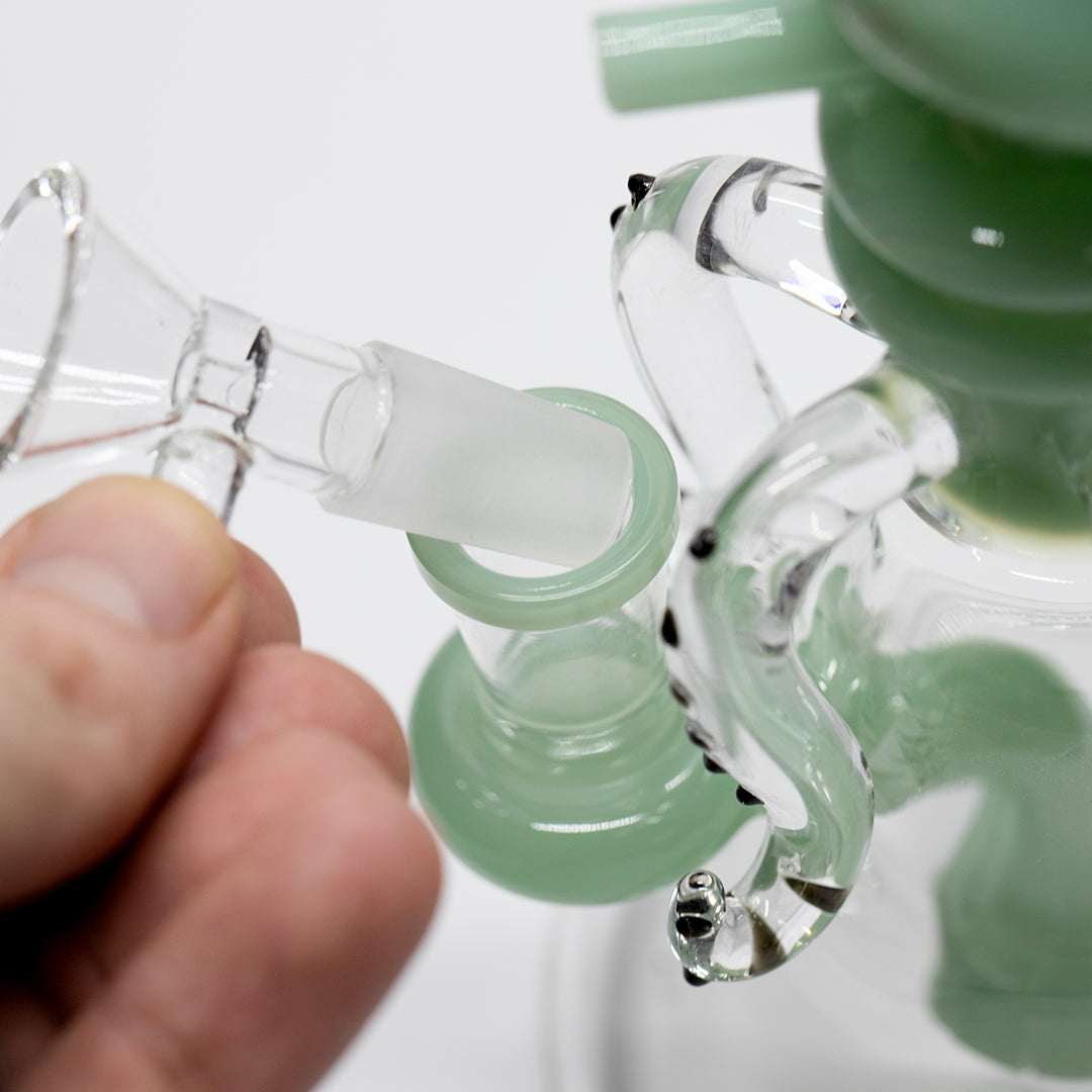 Planet X Sea Sage Octopus Glass Recycler Bong