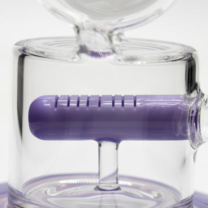 Planet X Lavender Drift Glass Recycler Bong