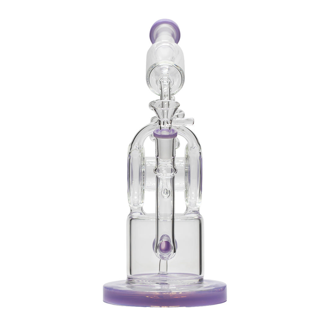 Planet X Lavender Drift Glass Recycler Bong