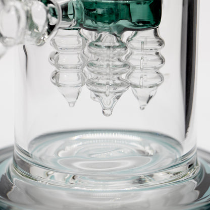 Planet X Aquamarine Tide Glass Recycler Bong