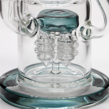 Planet X Arctic Current Glass Recylcer Bong Aquamarine