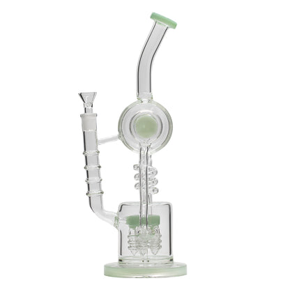 Planet X Arctic Current Glass Recylcer Bong Green