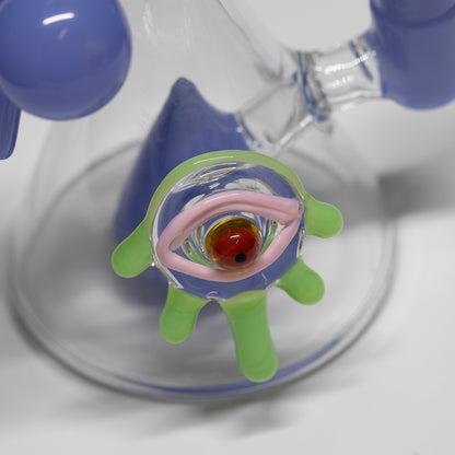 Planet X The All Seeing Glass Recycler Bong
