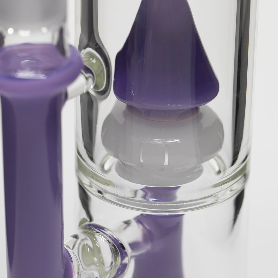 Planet X Purple Reign Glass Recycler Bong