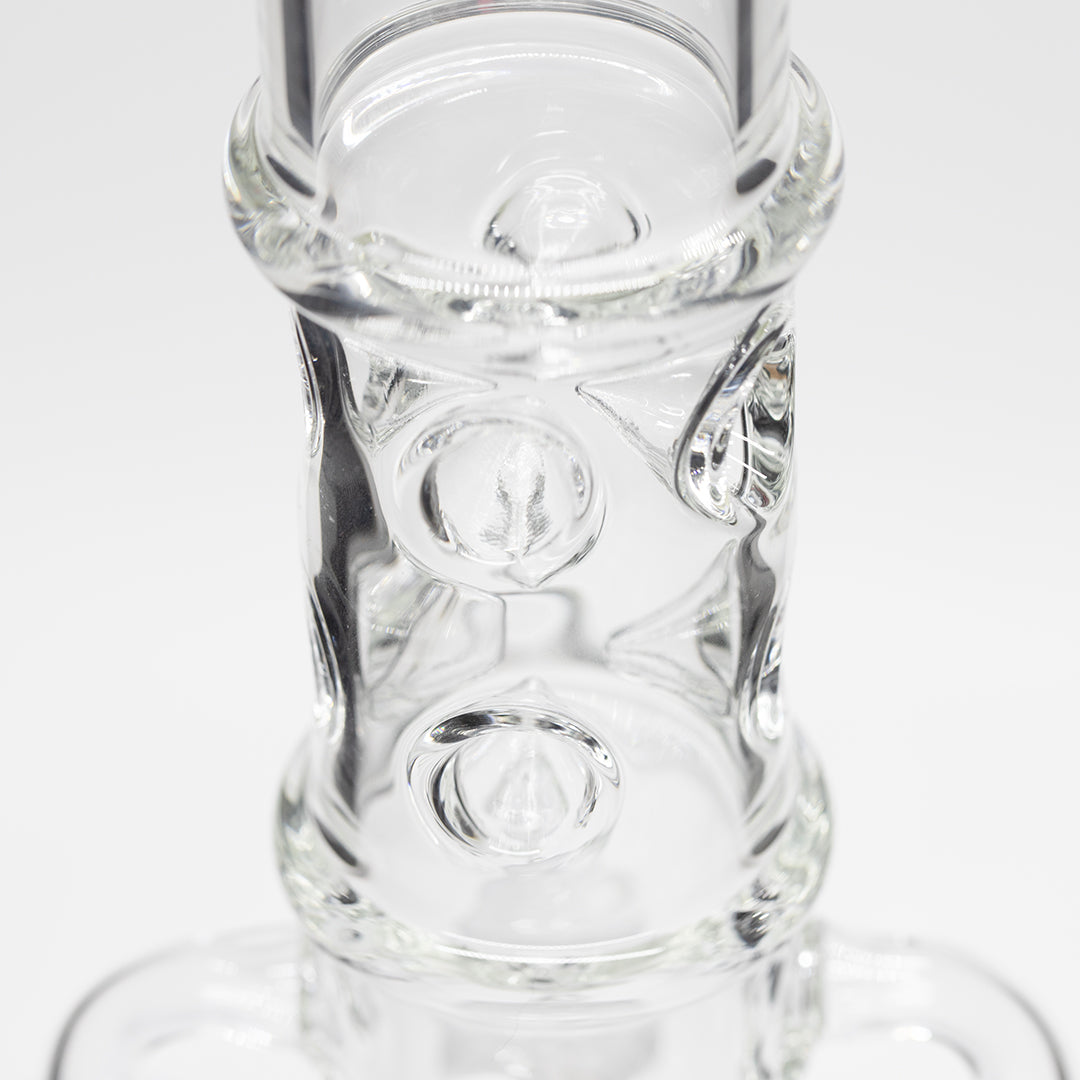 Planet X White Nova Glass Recycler Bong (560mm Tall)