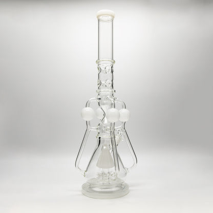 Four Conicle Glass Bong Planet X