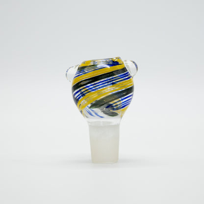 Inside Out Glass Cone - Blue (18mm) The Bong Shop