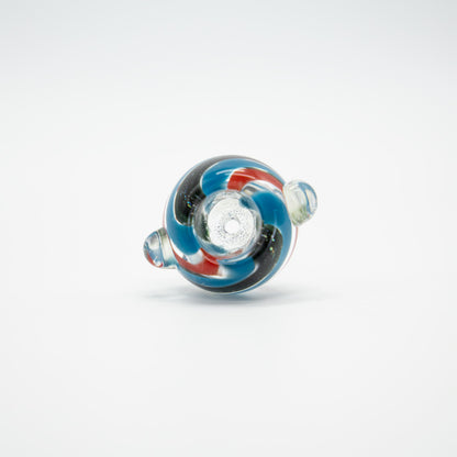 Inside Out Glass Cone - Blue (18mm) The Bong Shop