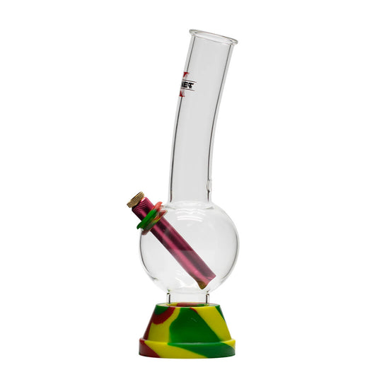 Zap Squash Glass Bong - Rasta